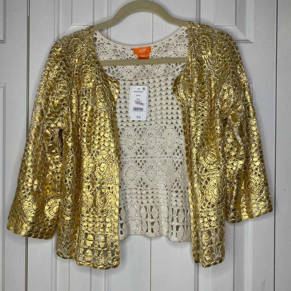 Joe Fresh Gold Knit cardigan